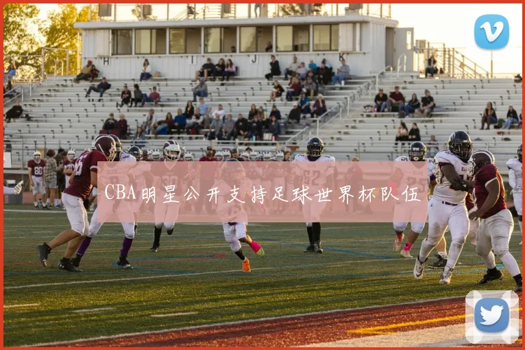 CBA明星公开支持足球世界杯队伍